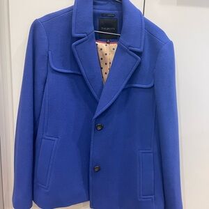 Talbots Women's Royal Blue Pea Coat